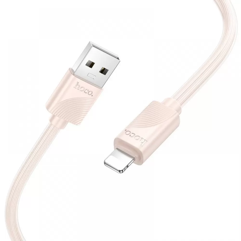 HOCO kabal (kabl) USB A na Lightning 2.4 A X114 1 m roze