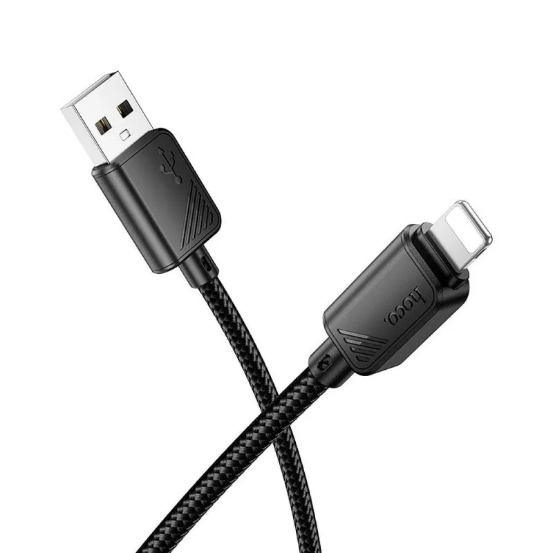 HOCO kabl USB A na Lightning 2.4A X113 1 m crna