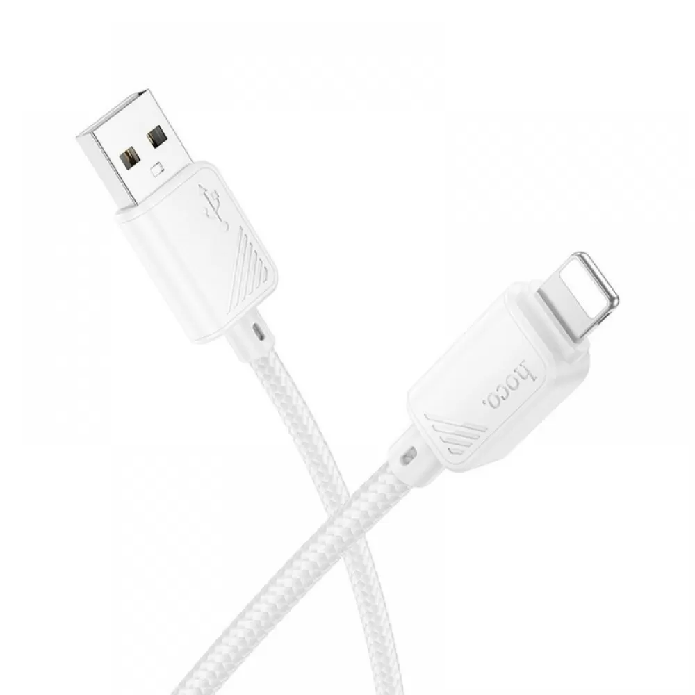HOCO kabl USB A na Lightning 2.4A X113 1 m bela