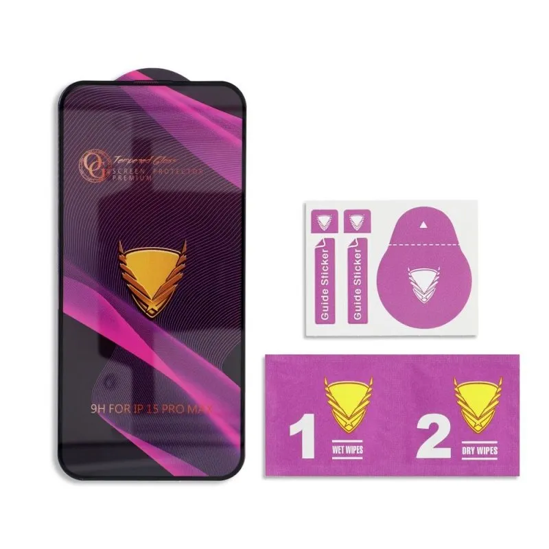 Zastitno staklo OG Premium za Xiaomi Redmi 13C / Poco C65 crna