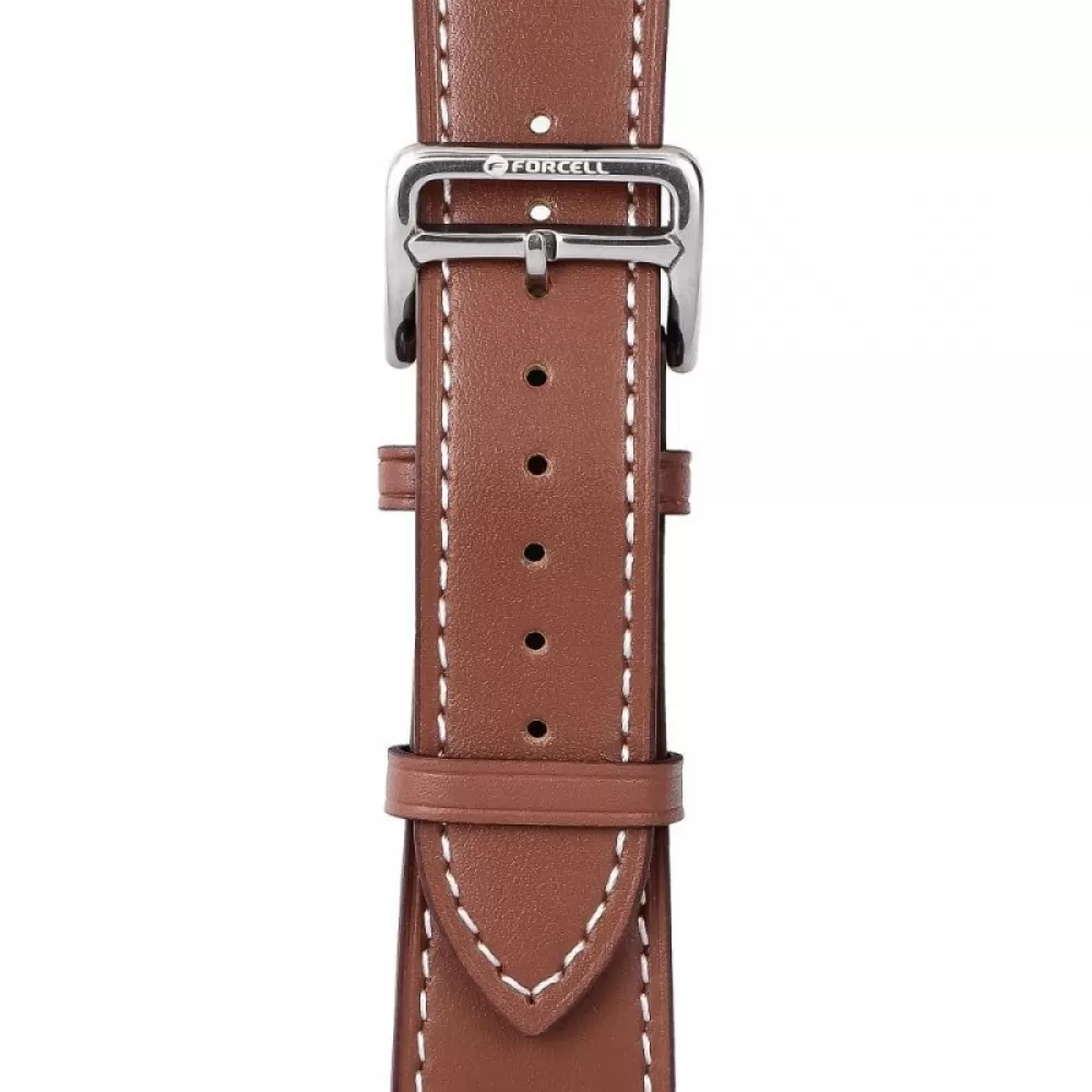 FORCELL F-DESIGN FA20 narukvica od ekoloske koze za APPLE Watch 38/40/41 mm braon