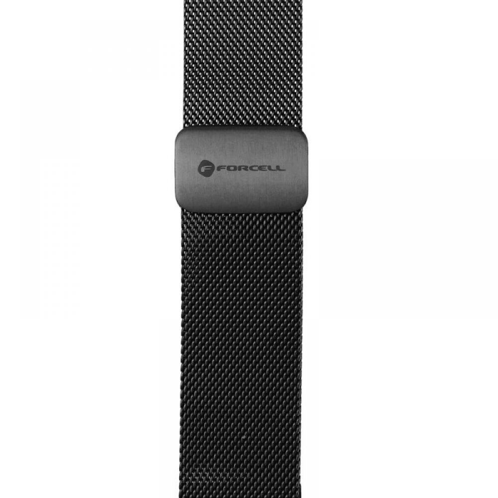 FORCELL F-DESIGN FA14 magnetna narukvica od nehrdjajuceg celika za APPLE Watch 42/44/45/49 mm crna