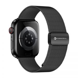 FORCELL F-DESIGN FA14 magnetna narukvica od nehrdjajuceg celika za APPLE Watch 38/40/41 mm crna