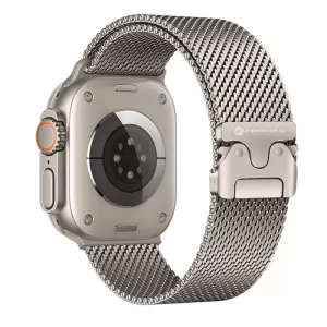 FORCELL F-DESIGN FA11 narukvica od nehrdjajuceg celika za APPLE Watch 42/44/45/49 mm srebrna