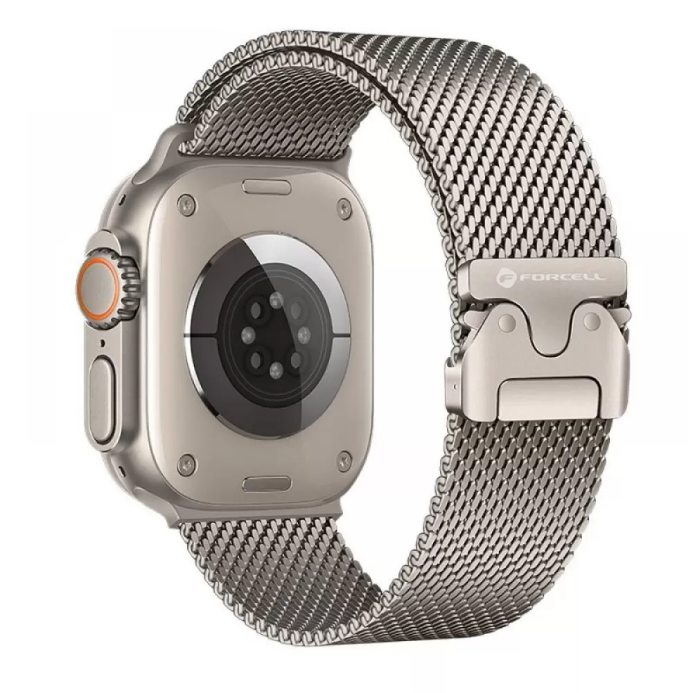 FORCELL F-DESIGN FA11 narukvica od nehrdjajuceg celika za APPLE Watch 38/40/41 mm srebrna