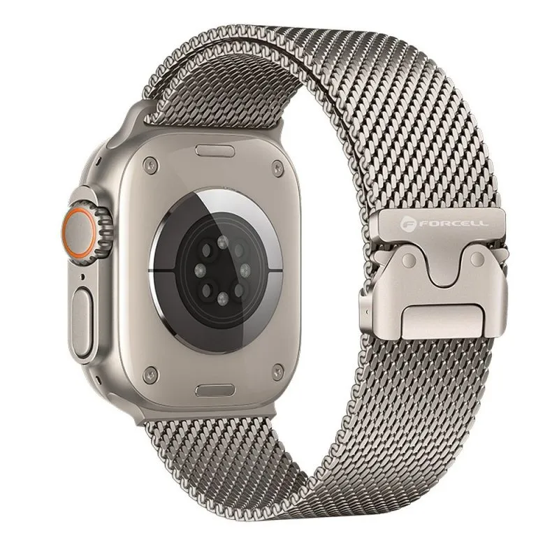 FORCELL F-DESIGN FA11 narukvica od nehrdjajuceg celika za APPLE Watch 38/40/41 mm srebrna