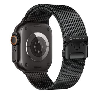 FORCELL F-DESIGN FA11 narukvica od nehrdjajuceg celika za APPLE Watch 38/40/41 mm crna
