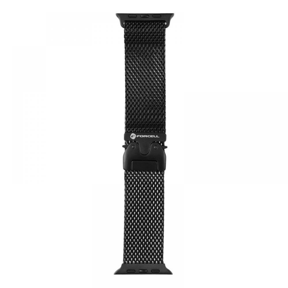 FORCELL F-DESIGN FA11 narukvica od nehrdjajuceg celika za APPLE Watch 38/40/41 mm crna