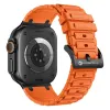 FORCELL F-DESIGN FA06 silikonska narukvica za APPLE Watch 42/44/45/49 mm narandzasta