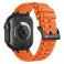 FORCELL F-DESIGN FA06 silikonska narukvica za APPLE Watch 42/44/45/49 mm narandzasta