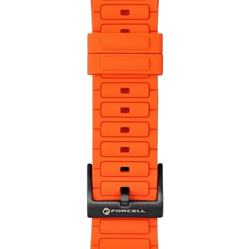 FORCELL F-DESIGN FA06 silikonska narukvica za APPLE Watch 42/44/45/49 mm narandzasta