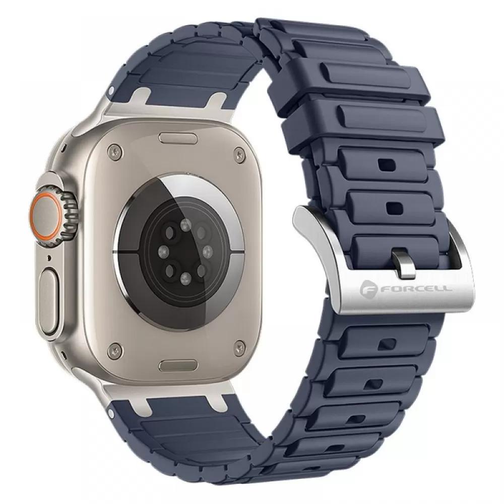 FORCELL F-DESIGN FA06 silikonska narukvica za APPLE Watch 42/44/45/49 mm plava
