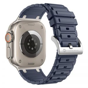 FORCELL F-DESIGN FA06 silikonska narukvica za APPLE Watch 42/44/45/49 mm plava