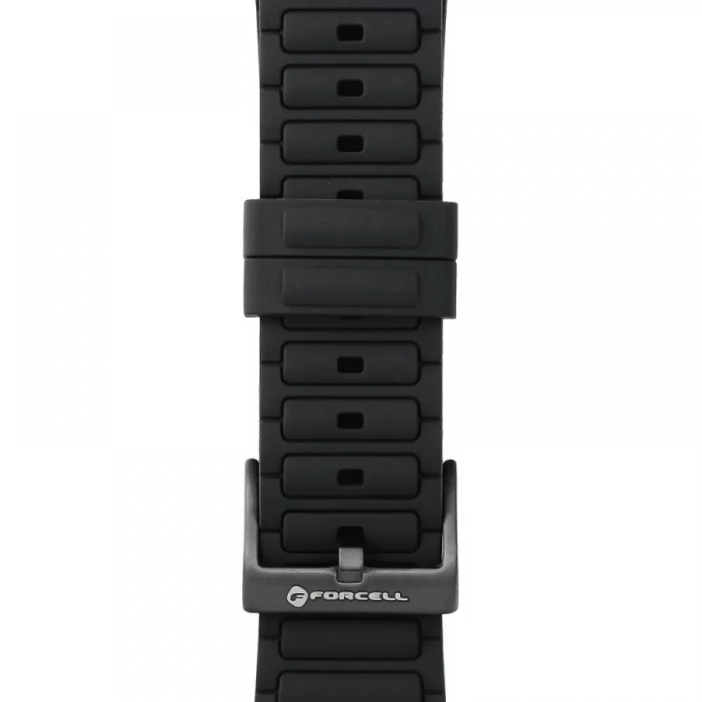 FORCELL F-DESIGN FA06 silikonska narukvica za APPLE Watch 38/40/41 mm crna