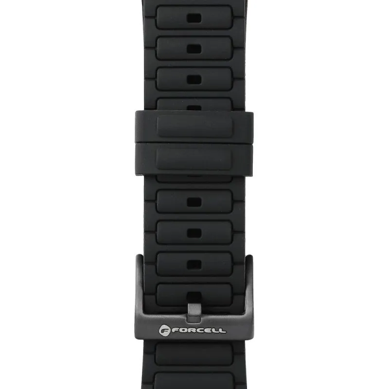 FORCELL F-DESIGN FA06 silikonska narukvica za APPLE Watch 38/40/41 mm crna
