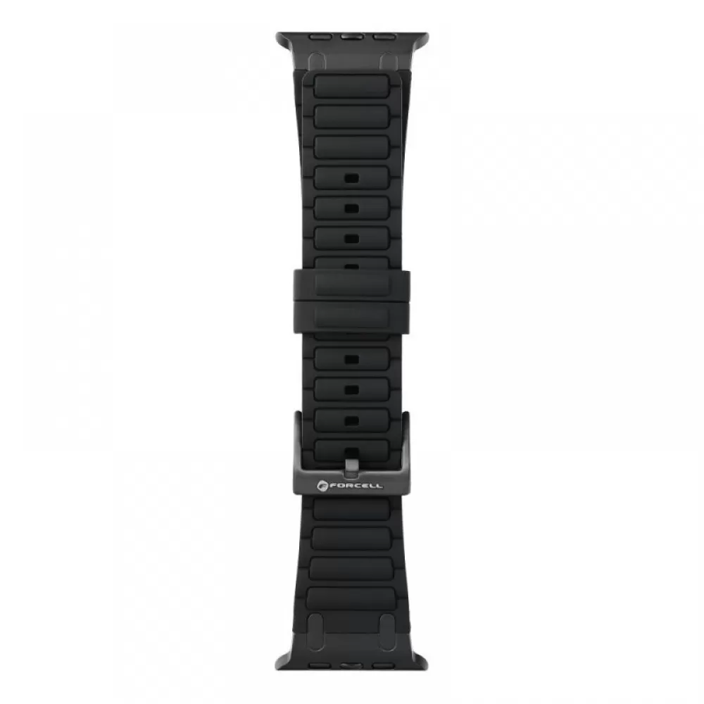 FORCELL F-DESIGN FA06 silikonska narukvica za APPLE Watch 38/40/41 mm crna