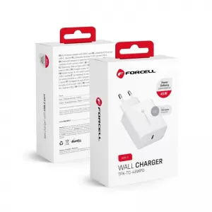 FORCELL F-ENERGY TFK-TC-45WPD kucni punjac Type C PD QC4.0 3A 45W bela