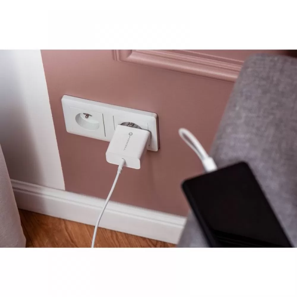 FORCELL F-ENERGY TFK-TC-45WPD kucni punjac Type C PD QC4.0 3A 45W bela