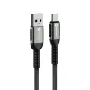 FORCELL F-ENERGY C256 kabl USB A na Type C QC4.0 3 A 66 W 0.5 m crni