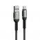 FORCELL F-ENERGY C256 kabl USB A na Type C QC4.0 3 A 66 W 0.5 m crni