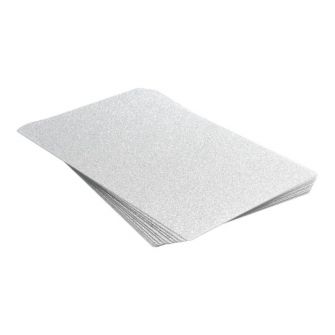 Folija za secenje pomocu ploter uređaja za zadnju stranu telefona. 180 × 120 mm. pakovanje od 10 komada – srebrna