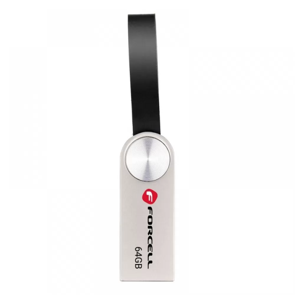 FORCELL F-DATA Metal 64 GB USB fles USB 3.2 Gen 1 (USB A) srebrni