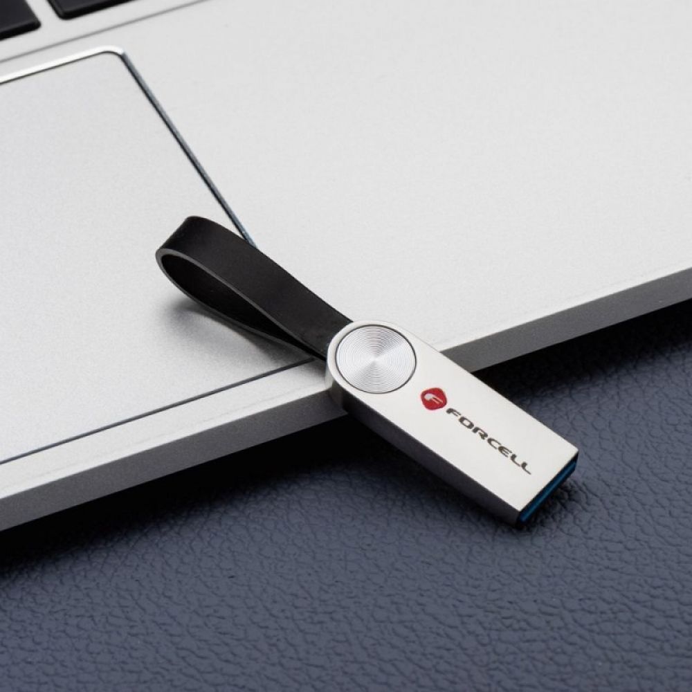 FORCELL F-DATA Metal 32 GB USB flash USB 3.2 Gen 1 (USB A) srebrni