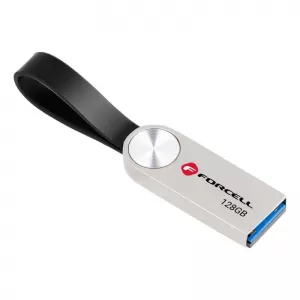FORCELL F-DATA Metal 128 GB USB flash USB 3.2 Gen 1 (USB A) srebrni