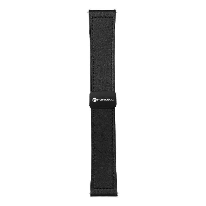 FORCELL F-DESIGN FS20 magnetna narukvica od eko koze za SAMSUNG Watch 22 mm crna