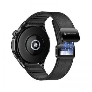 FORCELL F-DESIGN FS20 magnetna narukvica od eko koze za SAMSUNG Watch 20 mm crna