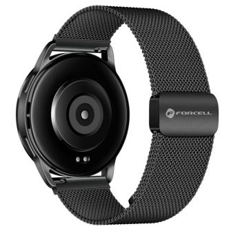 FORCELL F-DESIGN FS11 magnetna narukvica od nerdjajuceg celika za SAMSUNG Watch 22 mm crna