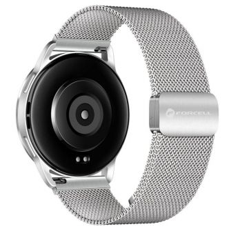 FORCELL F-DESIGN FS11 magnetna narukvica od nerdjajuceg celika za SAMSUNG Watch 20 mm srebrna