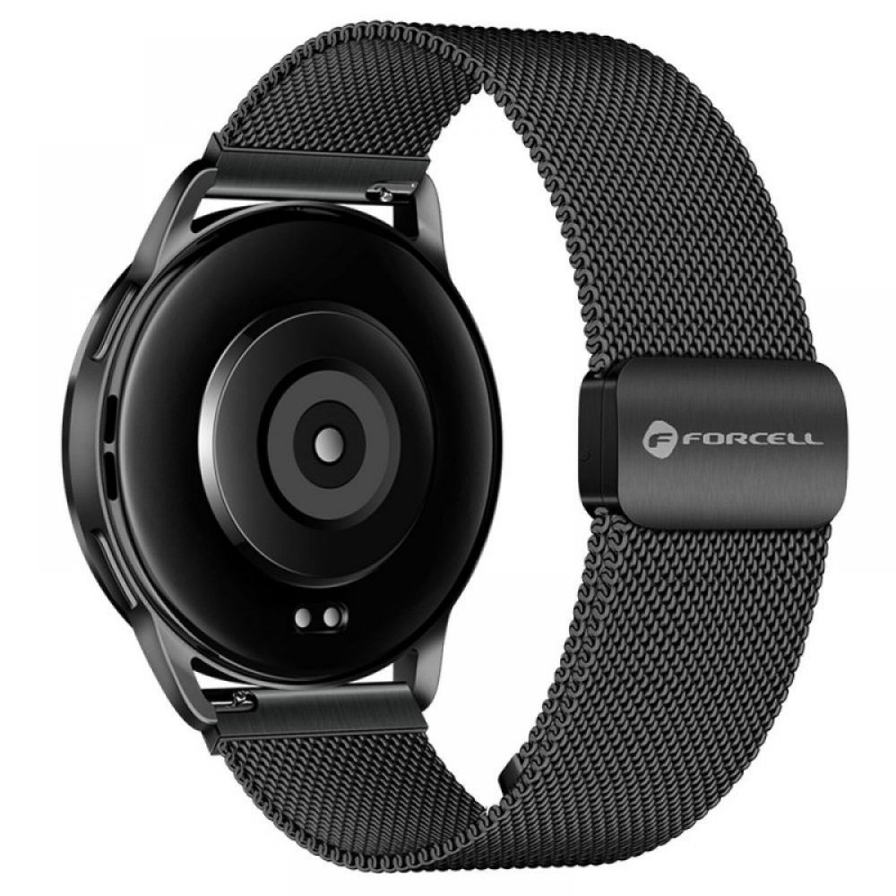 FORCELL F-DESIGN FS11 magnetna narukvica od nerdjajuceg celika za SAMSUNG Watch 20 mm crna