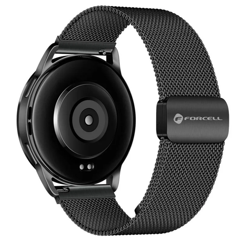 FORCELL F-DESIGN FS11 magnetna narukvica od nerdjajuceg celika za SAMSUNG Watch 20 mm crna