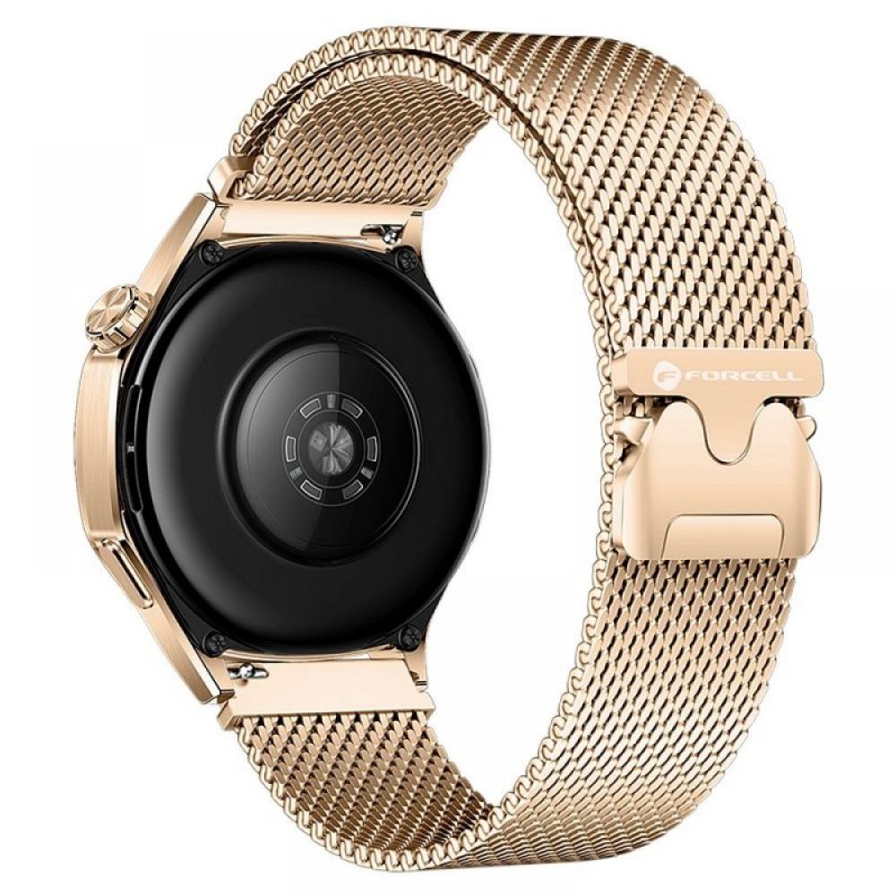 FORCELL F-DESIGN FS10 narukvica od nerdjajuceg celika za SAMSUNG Watch 22 mm zlatna