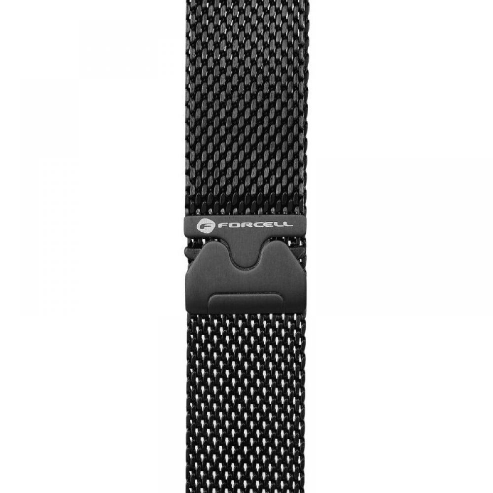 FORCELL F-DESIGN FS10 narukvica od nerdjajuceg celika za SAMSUNG Watch 20 mm crna