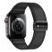 FORCELL F-DESIGN FA21 narukvica od ekoloske koze za APPLE Watch 38/40/41 mm crna