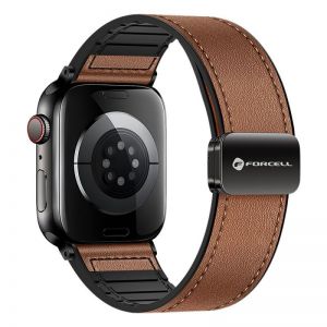 FORCELL F-DESIGN FA21 narukvica od ekoloske koze za APPLE Watch 38/40/41 mm braon