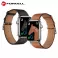FORCELL F-DESIGN FA20 narukvica od ekoloske koze za APPLE Watch 38/40/41 mm crna