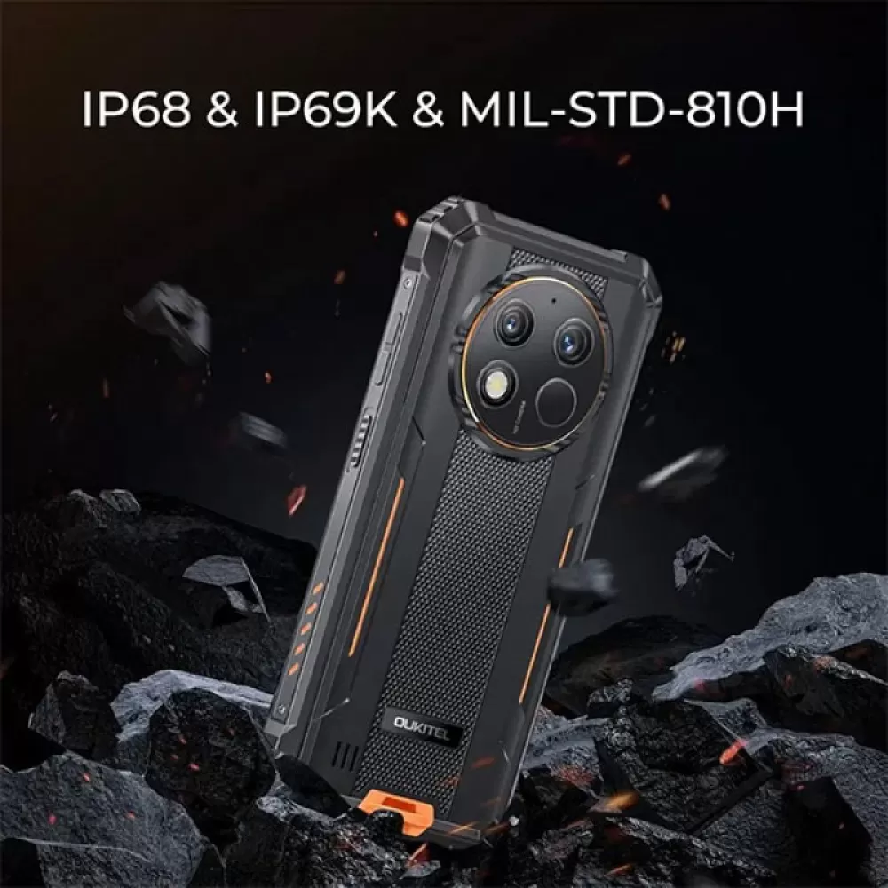 Mobilni telefon OUKITEL G1 Rugged Smartphone / 6+18GB / 256GB / 10600mAh / Android14 crni