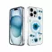 Futrola Luxury Flowers za iPhone 16 (6.1) plava