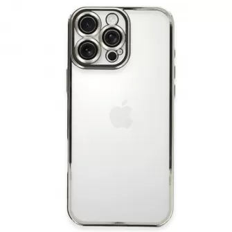 Futrola sa NIKLOVANIM OBODOM za Xiaomi Poco X6 Pro srebrna