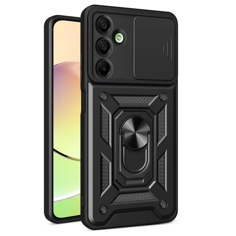 Futrola HARD PROTECT SA PRSTENOM za Samsung A166 Galaxy A16 crna