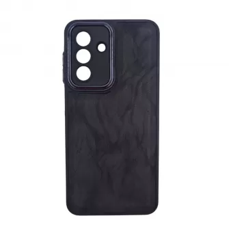 Futrola Leather sa Niklovanim obodom za Samsung A166 Galaxy A16 crna