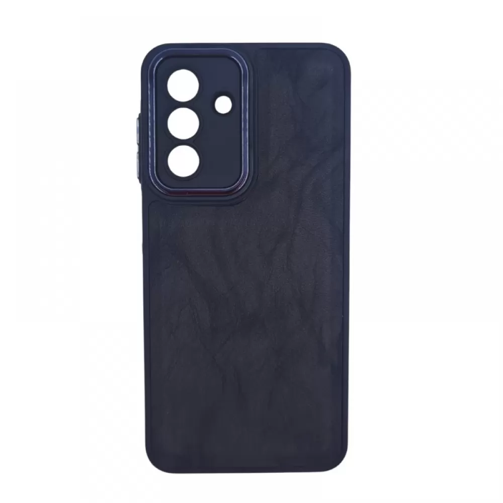 Futrola Leather sa Niklovanim obodom za Samsung A166 Galaxy A16 plava
