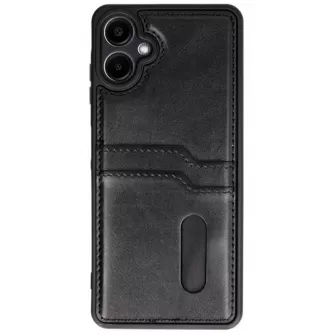 Futrola Leather Card za Samsung Galaxy S25 Edge crna