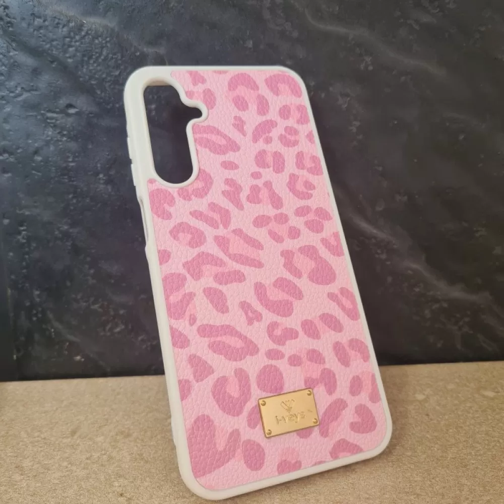 Futrola Leather Print za Xiaomi Redmi Note 14 Pro 5G roze