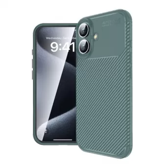 Silikonska futrola AUTO FOCUS LINE za Vivo V50 Lite maslinasto zelena