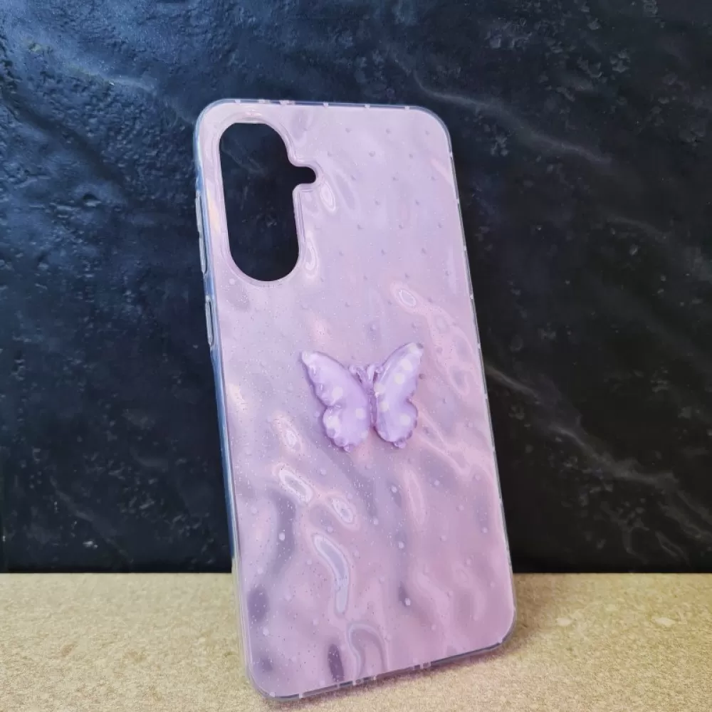 Futrola 3D HOLO Butterfly za Samsung A166 Galaxy A16 lila