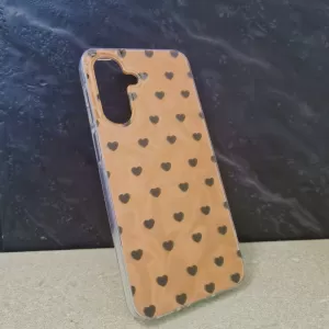 Futrola Sedef Heart za Samsung A566 Galaxy A56 zlatna
